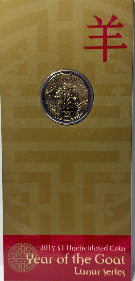 2015 $1 Year of the Goat - Lunar Series