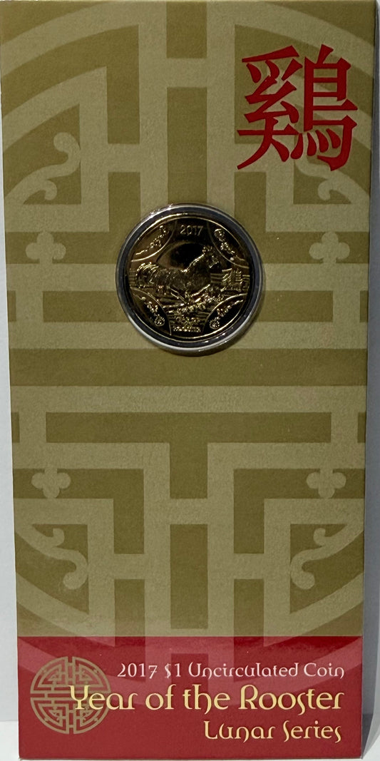 2017 $1 Year of the Rooster - Lunar Series