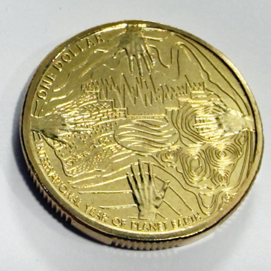 2008 $1 Coin - International Year of Planet Earth - RAM Issue Coin - UNC in 2x2