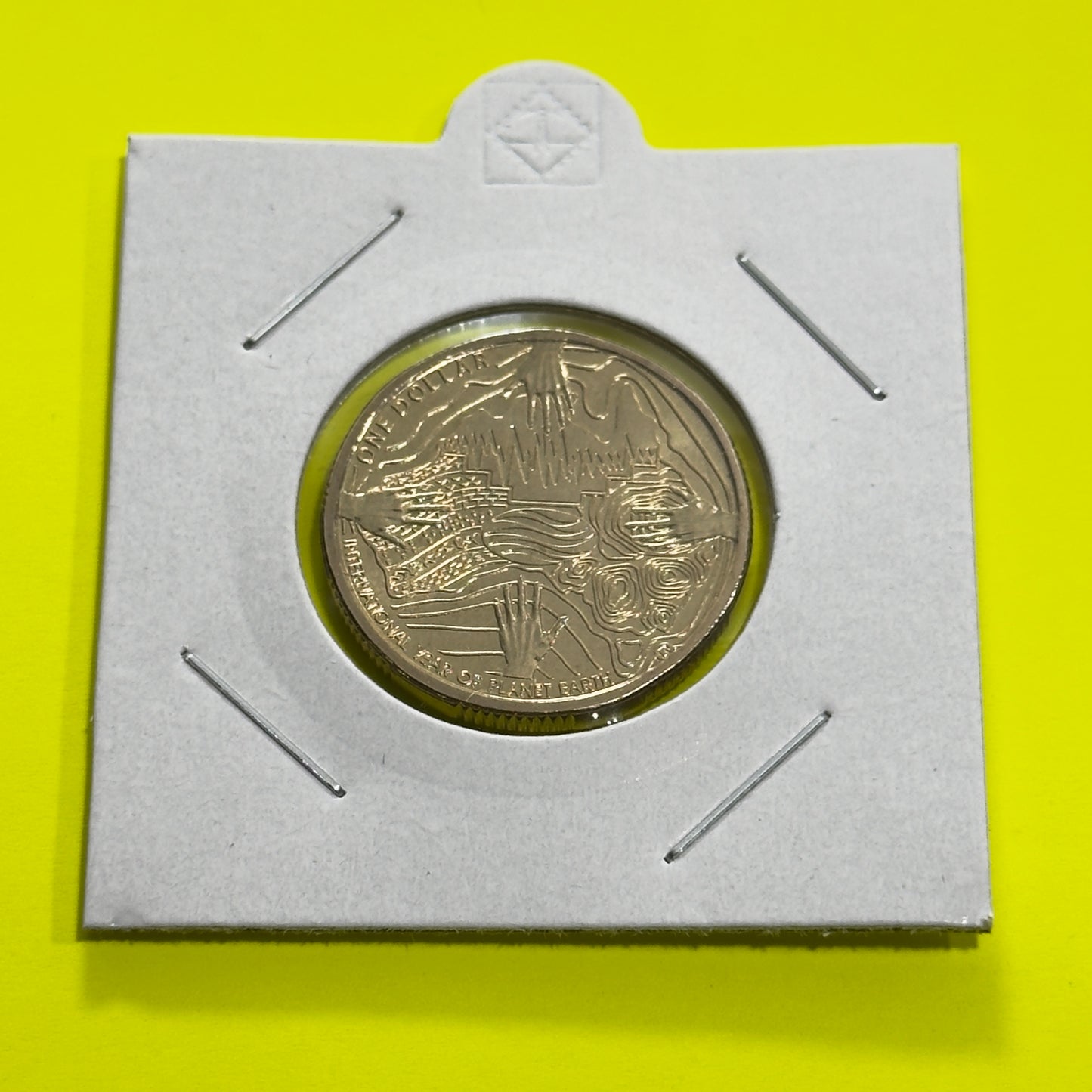 2008 $1 Coin - International Year of Planet Earth - RAM Issue Coin - UNC in 2x2