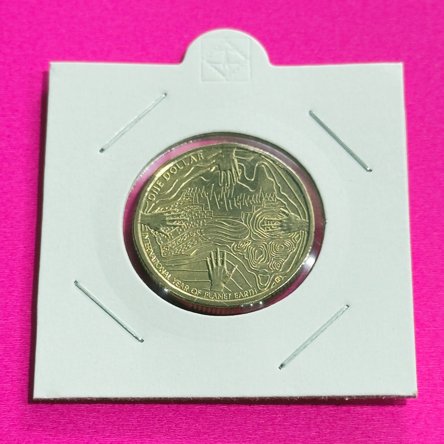2008 $1 Coin - International Year of Planet Earth - RAM Issue Coin - UNC in 2x2