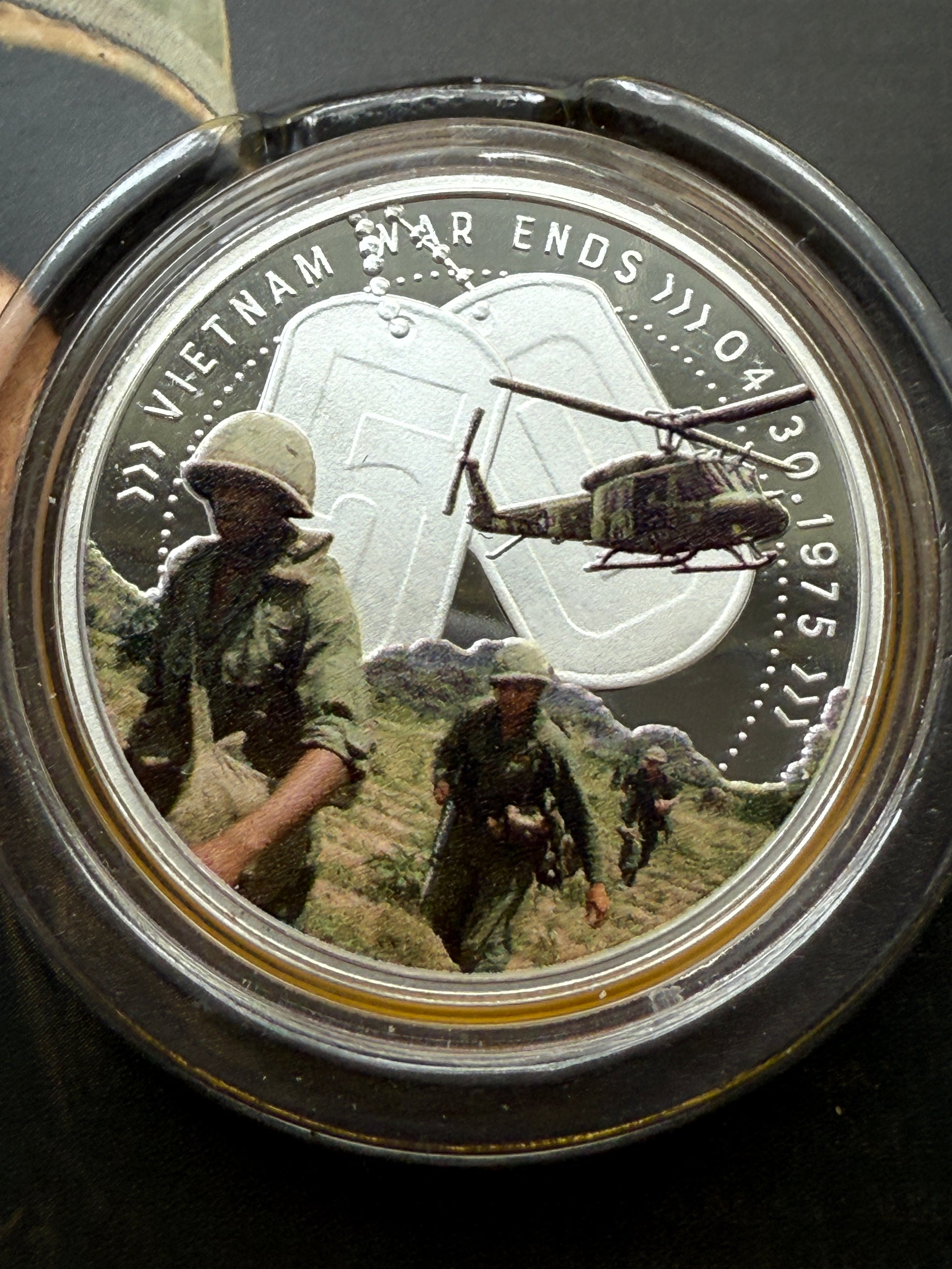 2025 50 Cent - Vietnam War - 50 Years Since end of Vietnam War - Solomon Islands Legal Tender - New Age Numismatics