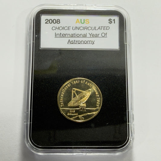 2009 $1 Coin CHUNC - International Year Of Astronomy - comes in EVERSLAB