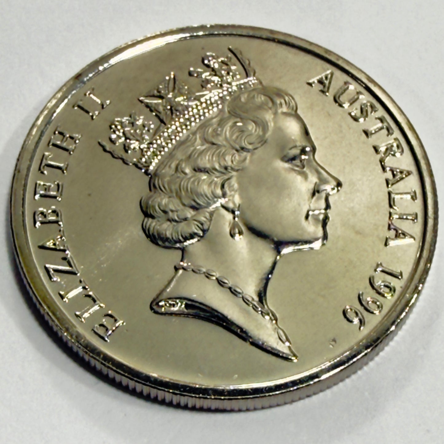 1996 10 Cent Coin - Choice Uncirculated - mint set ONLY coin - comes in 2x2