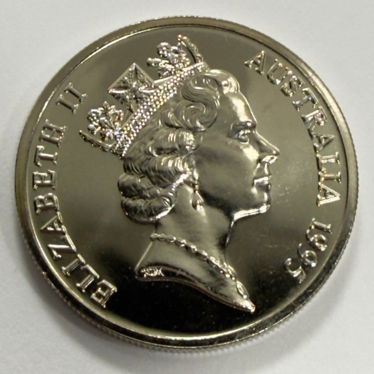 1995 10 Cent Coin - Uncirculated - MINT SET ONLY coin - comes in 2x2