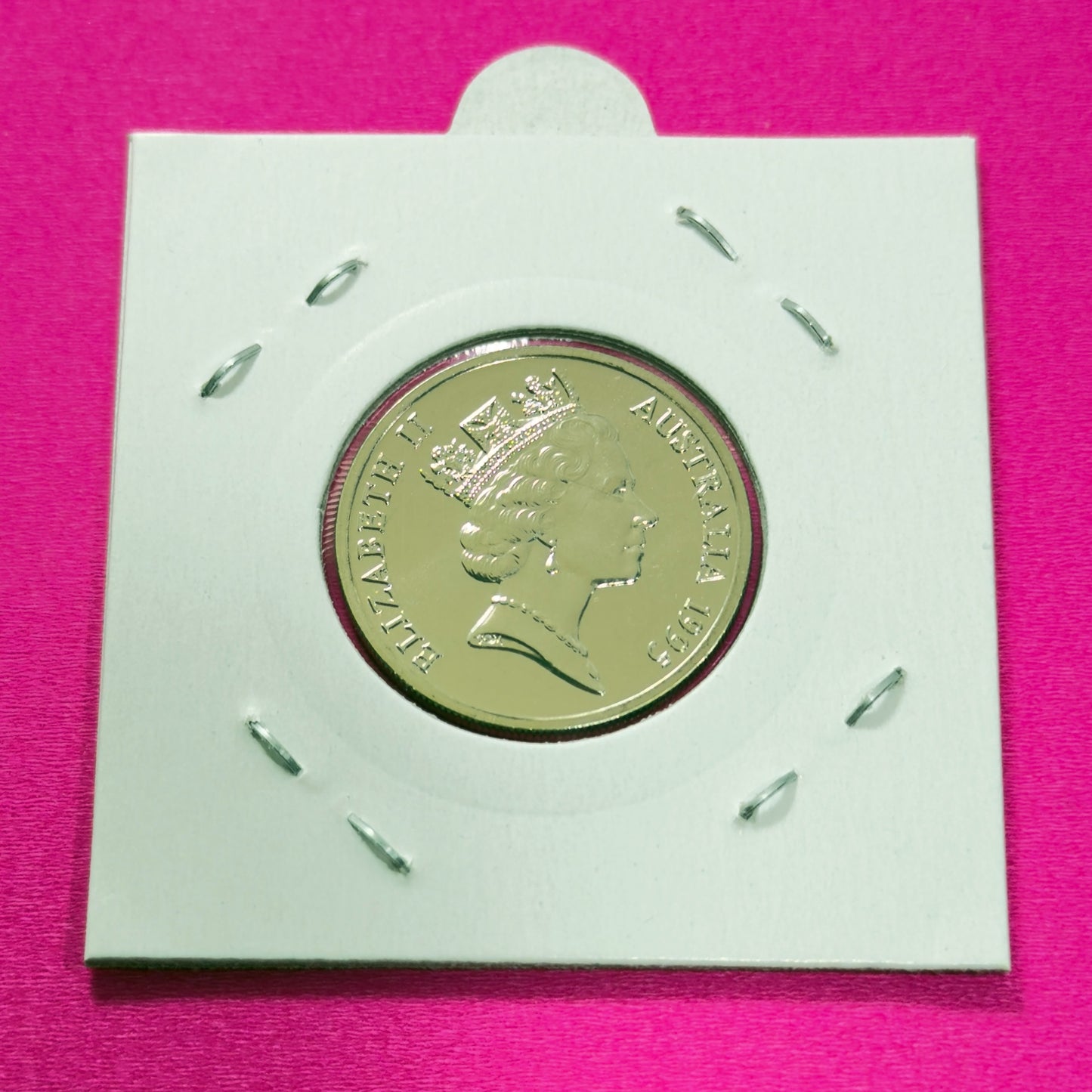 1995 10 Cent Coin - Uncirculated - MINT SET ONLY coin - comes in 2x2
