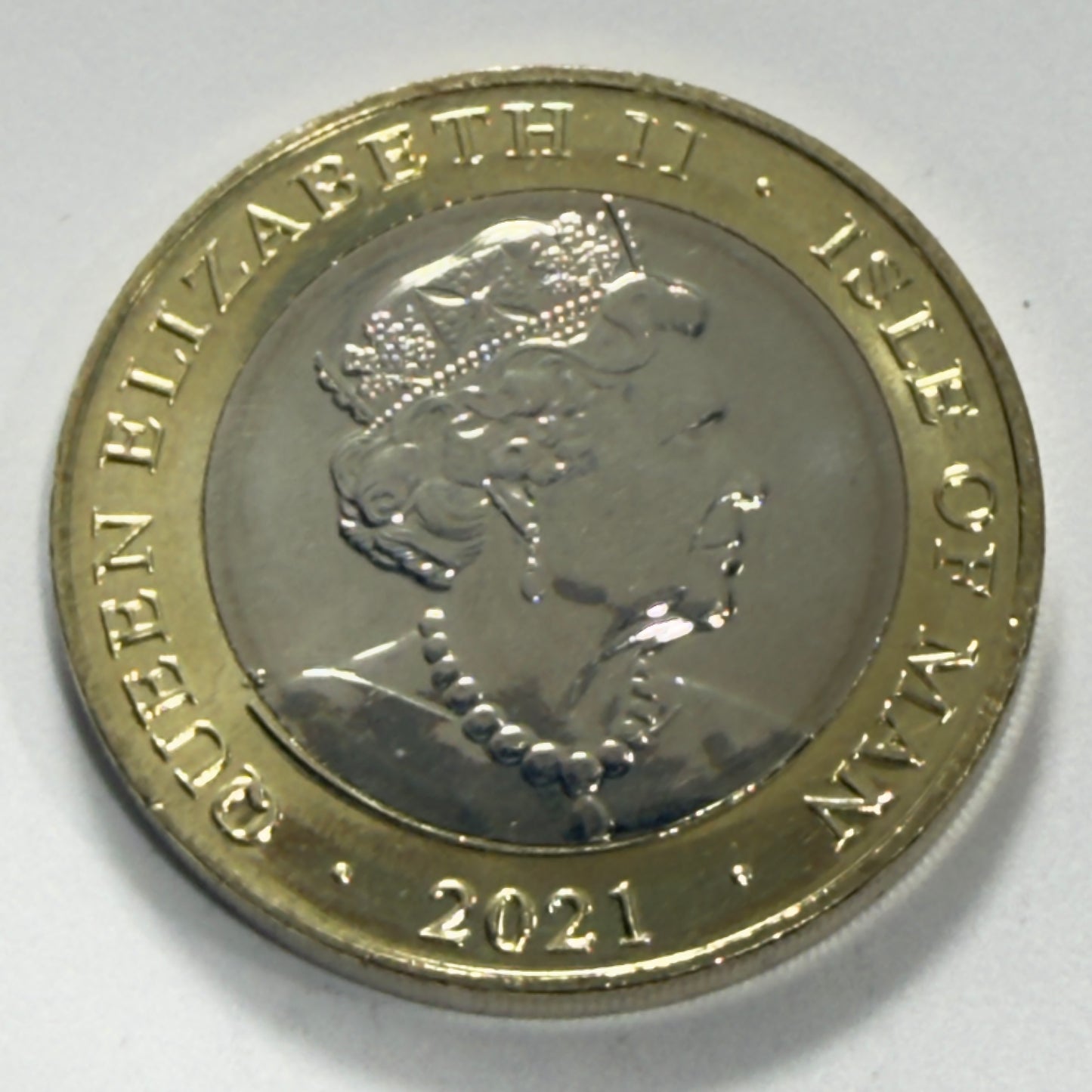 2021 Isle of Man £2 Poppy Coins Uncirculated Remembrance Coins Pair
