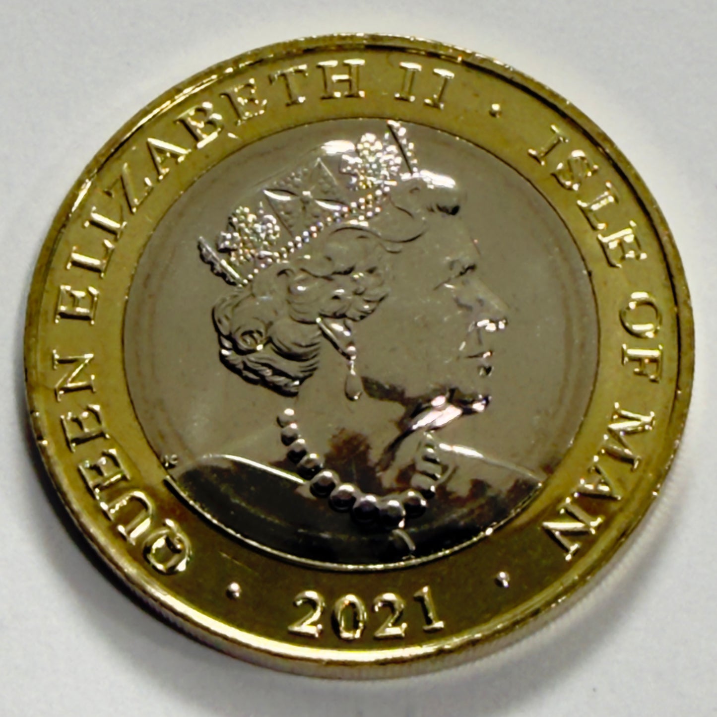2021 Isle of Man £2 Poppy Coins Uncirculated Remembrance Coins Pair