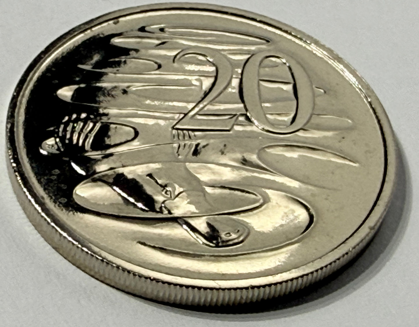 1998 20 Cent Coin - Choice Uncirculated - ex mint set coin - comes in 2x2