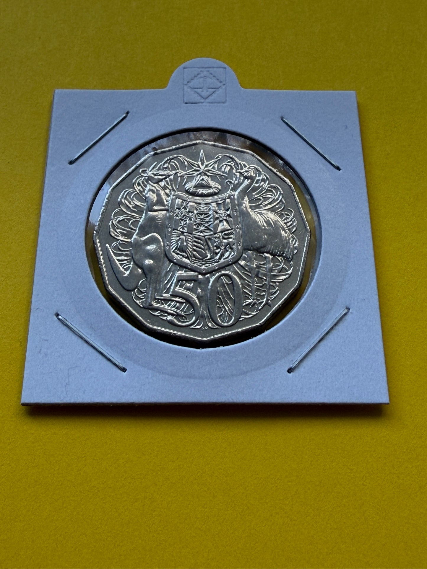 2012 50 Cent Coin - Uncirculated - Coat of Arms - comes in 2x2 - New Age Numismatics