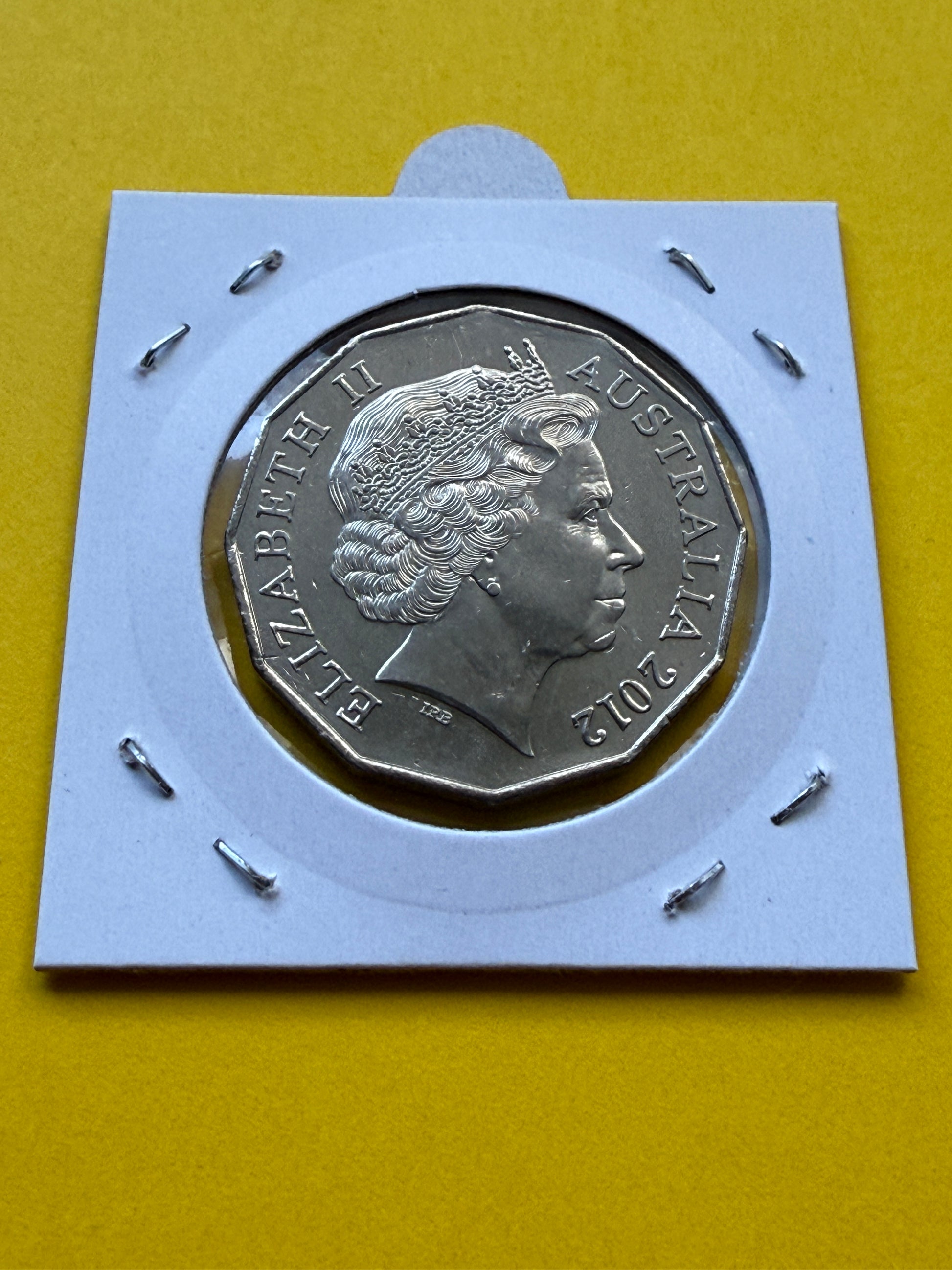 2012 50 Cent Coin - Uncirculated - Coat of Arms - comes in 2x2 - New Age Numismatics