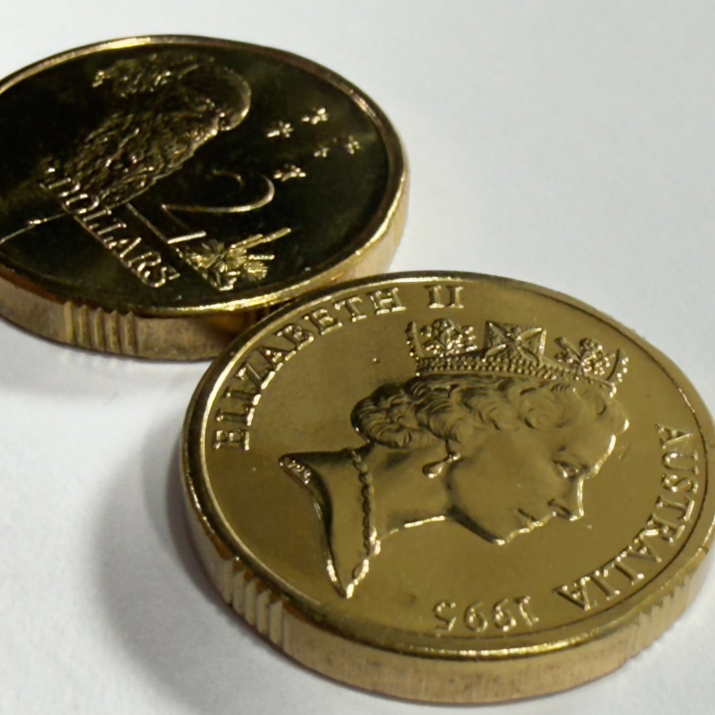 1995 $2 Elder Coin - Choice Uncirculated - Ex MINT SET Two Dollar Coin - in 2x2