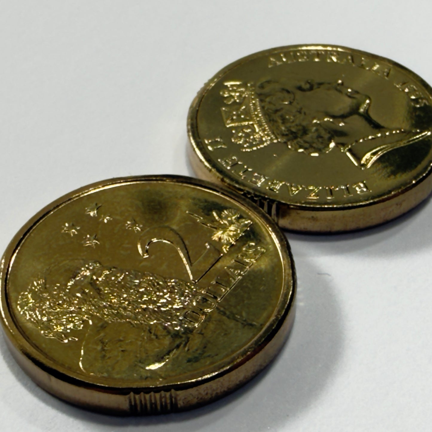 1995 $2 Elder Coin - Choice Uncirculated - Ex MINT SET Two Dollar Coin - in 2x2