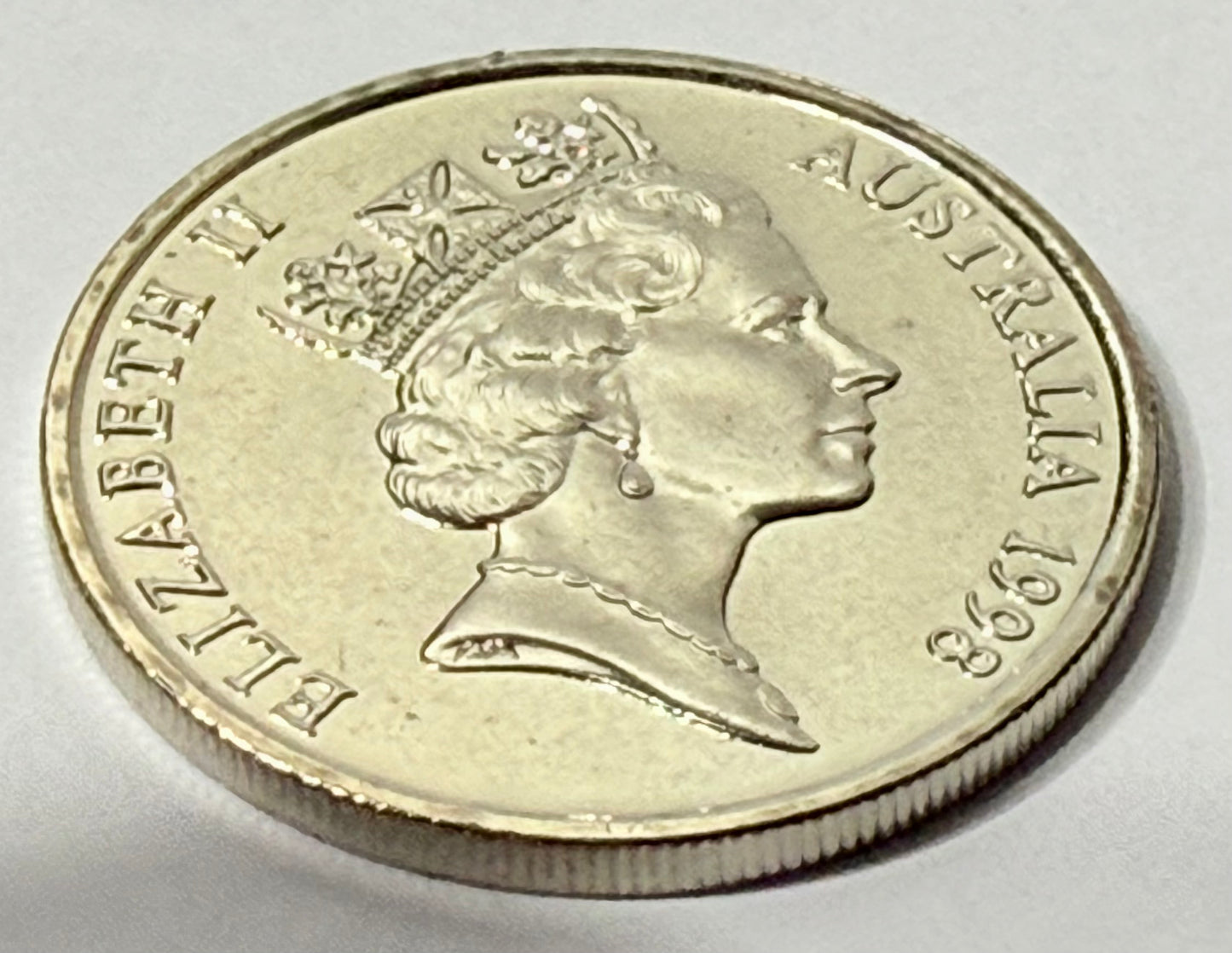 1998 10 Cent Coin - Choice Uncirculated - ex mint set coin - comes in 2x2