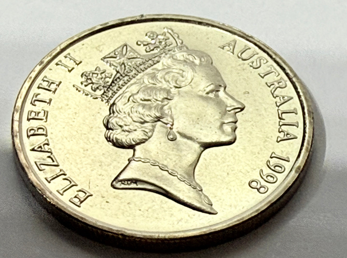 1998 10 Cent Coin - Choice Uncirculated - ex mint set coin - comes in 2x2