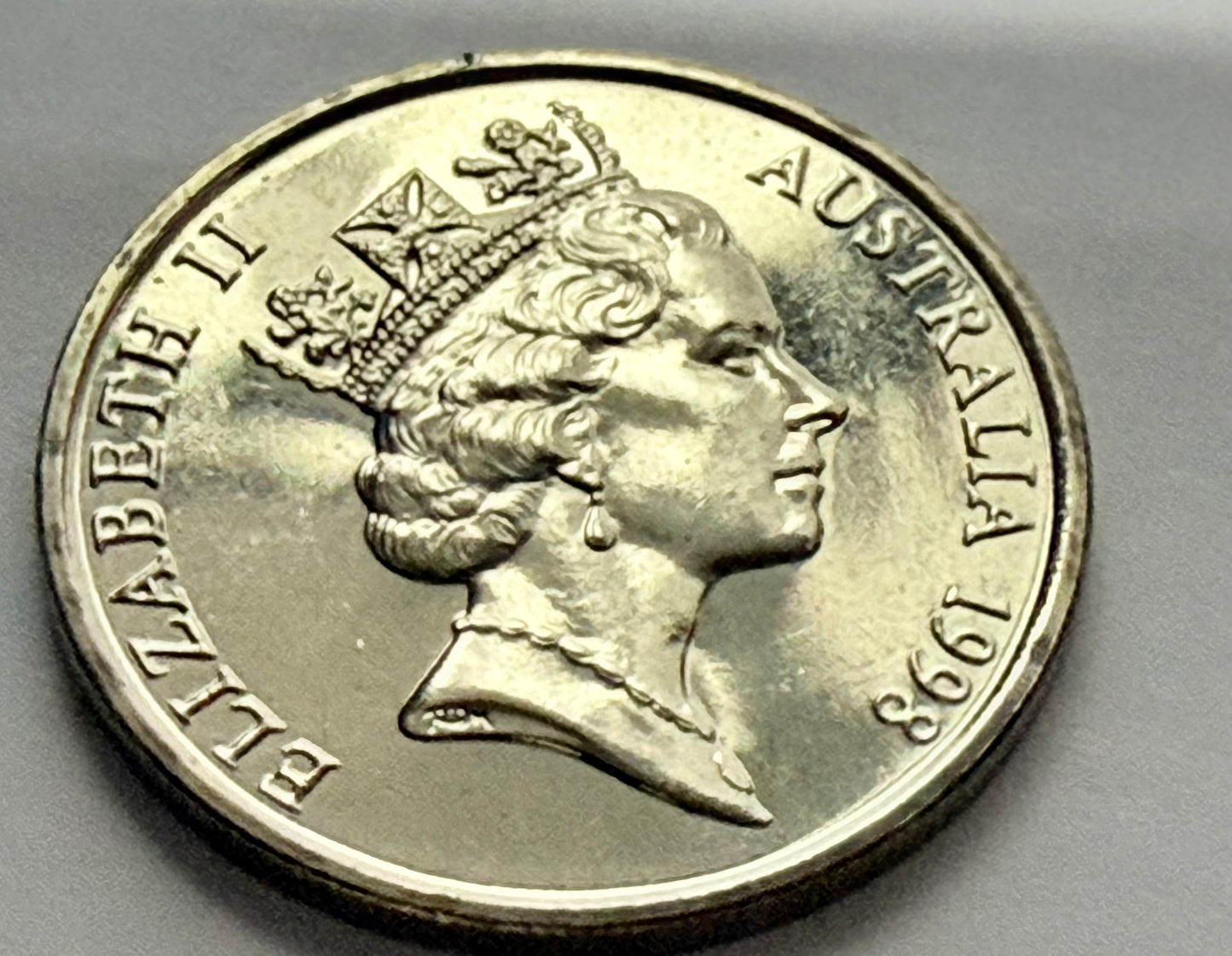 1998 10 Cent Coin - Choice Uncirculated - ex mint set coin - comes in 2x2