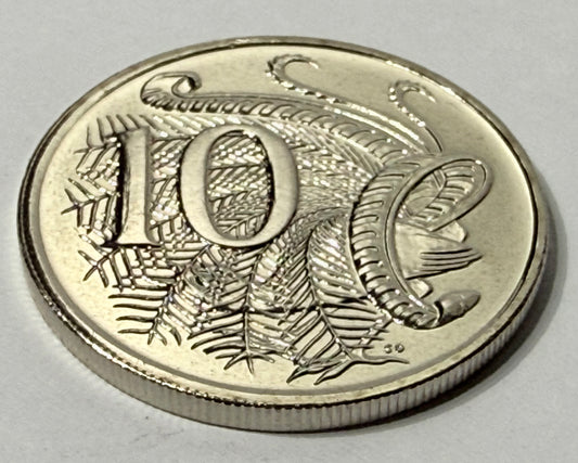 1998 10 Cent Coin - Choice Uncirculated - ex mint set coin - comes in 2x2