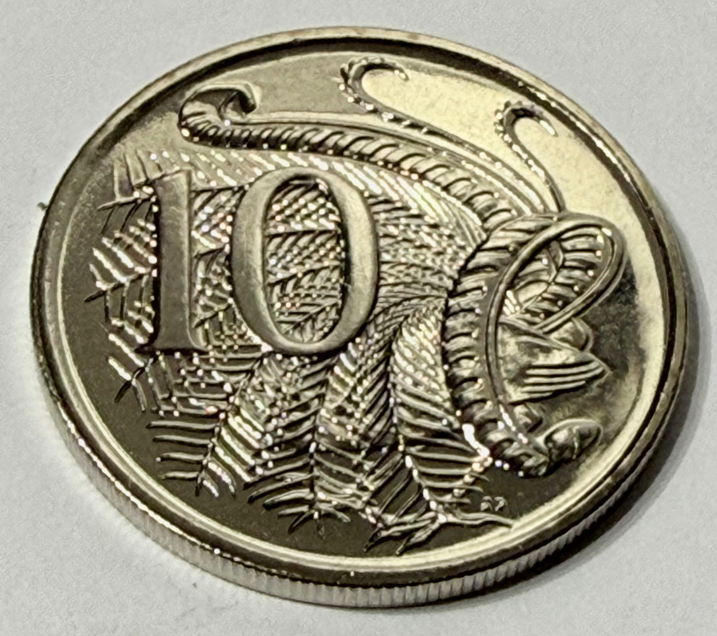 1998 10 Cent Coin - Choice Uncirculated - ex mint set coin - comes in 2x2