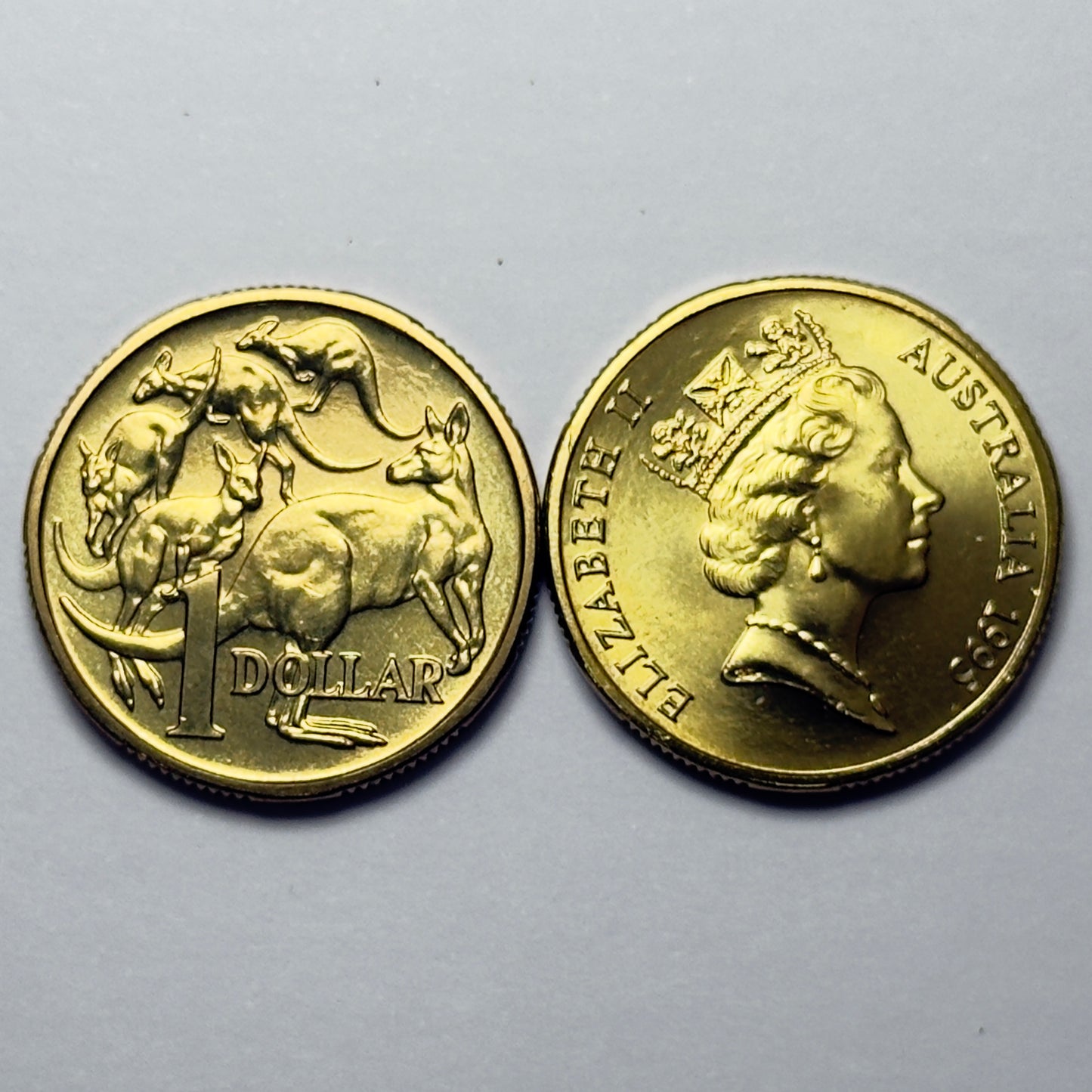 1995 $1 Coin - Choice Uncirculated - One Dollar - Ex MINT SET Coin - in 2x2
