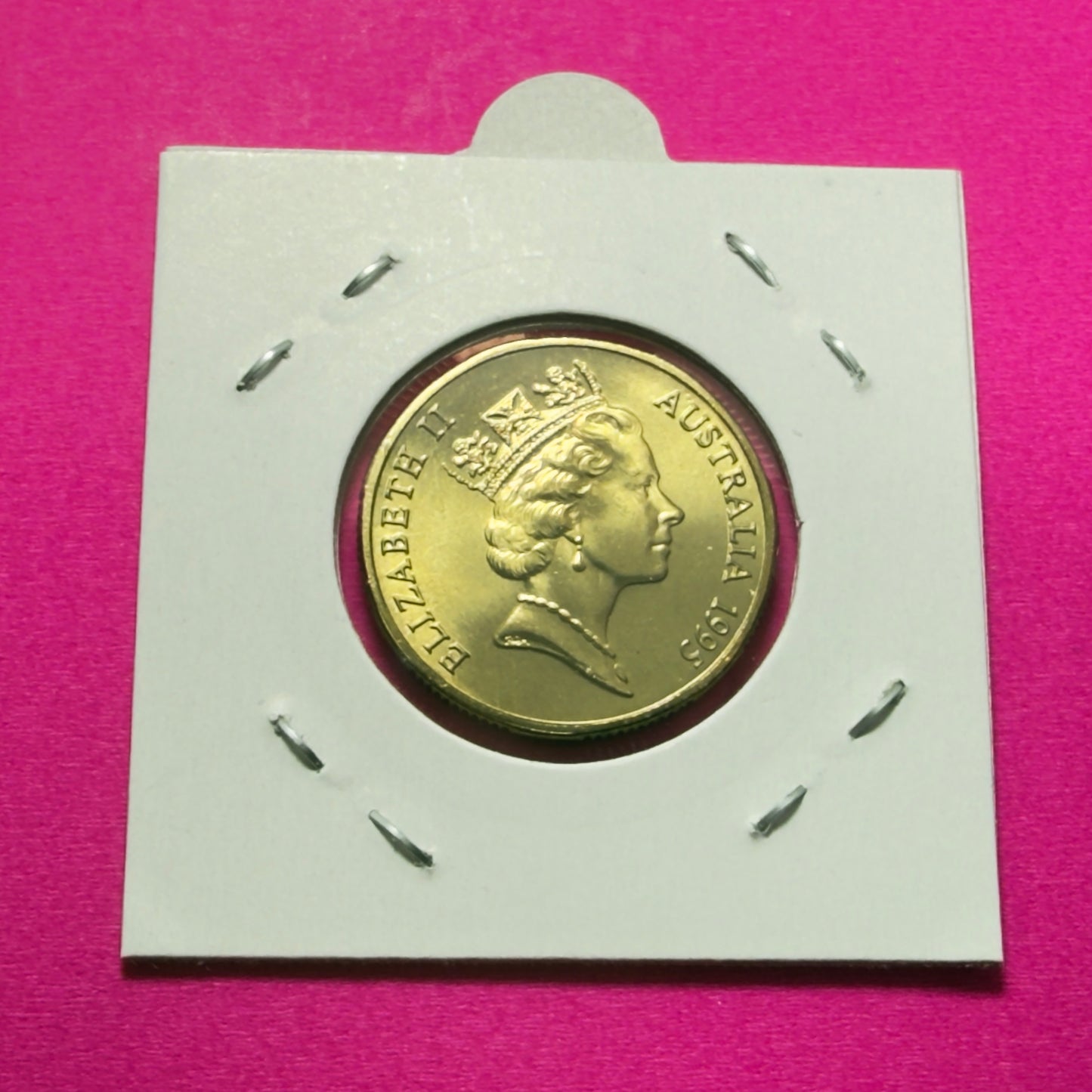 1995 $1 Coin - Choice Uncirculated - One Dollar - Ex MINT SET Coin - in 2x2