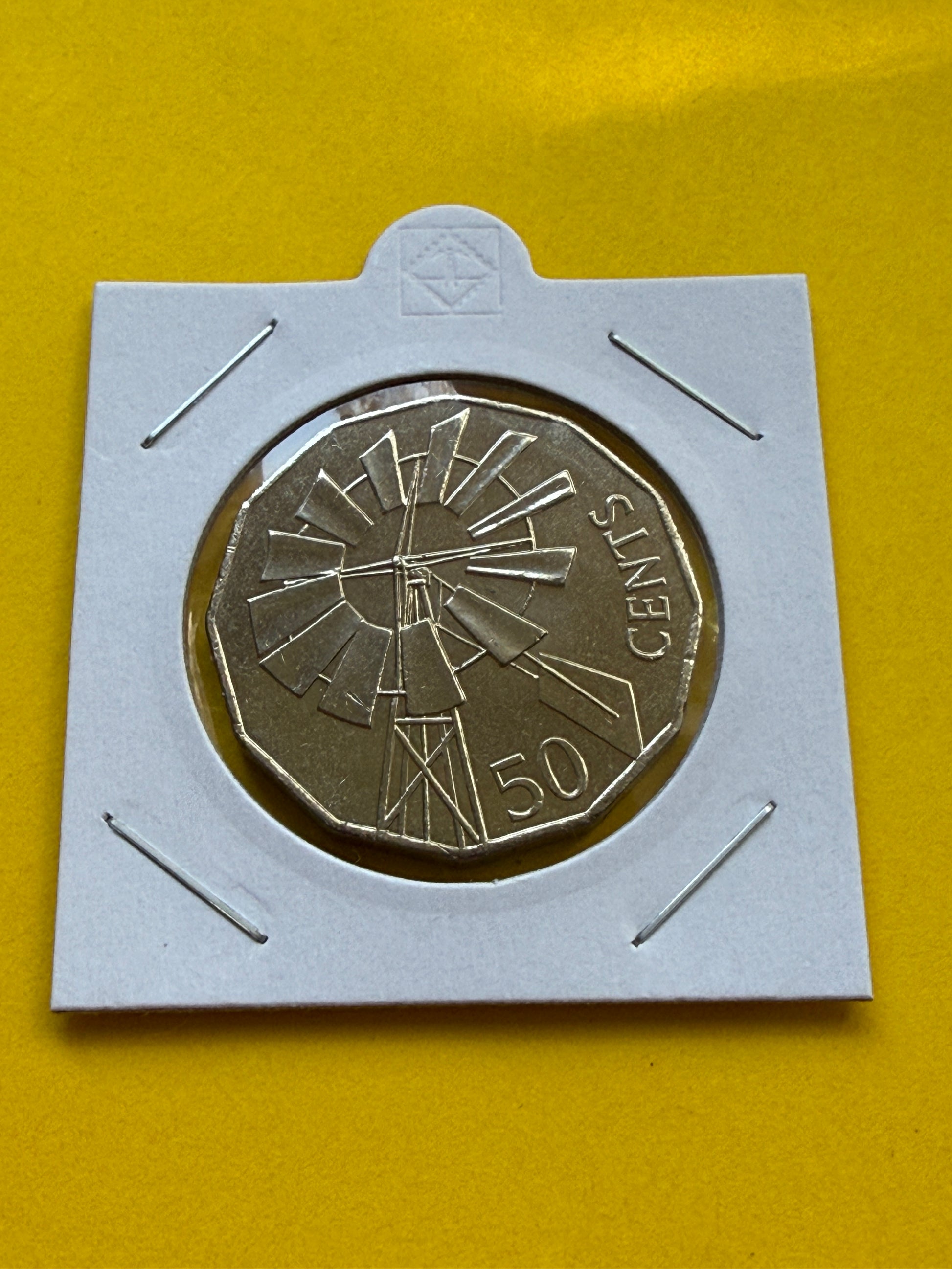 2002 50 Cent Coin - Uncirculated - Year Of The Outback - In 2x2 - New Age Numismatics
