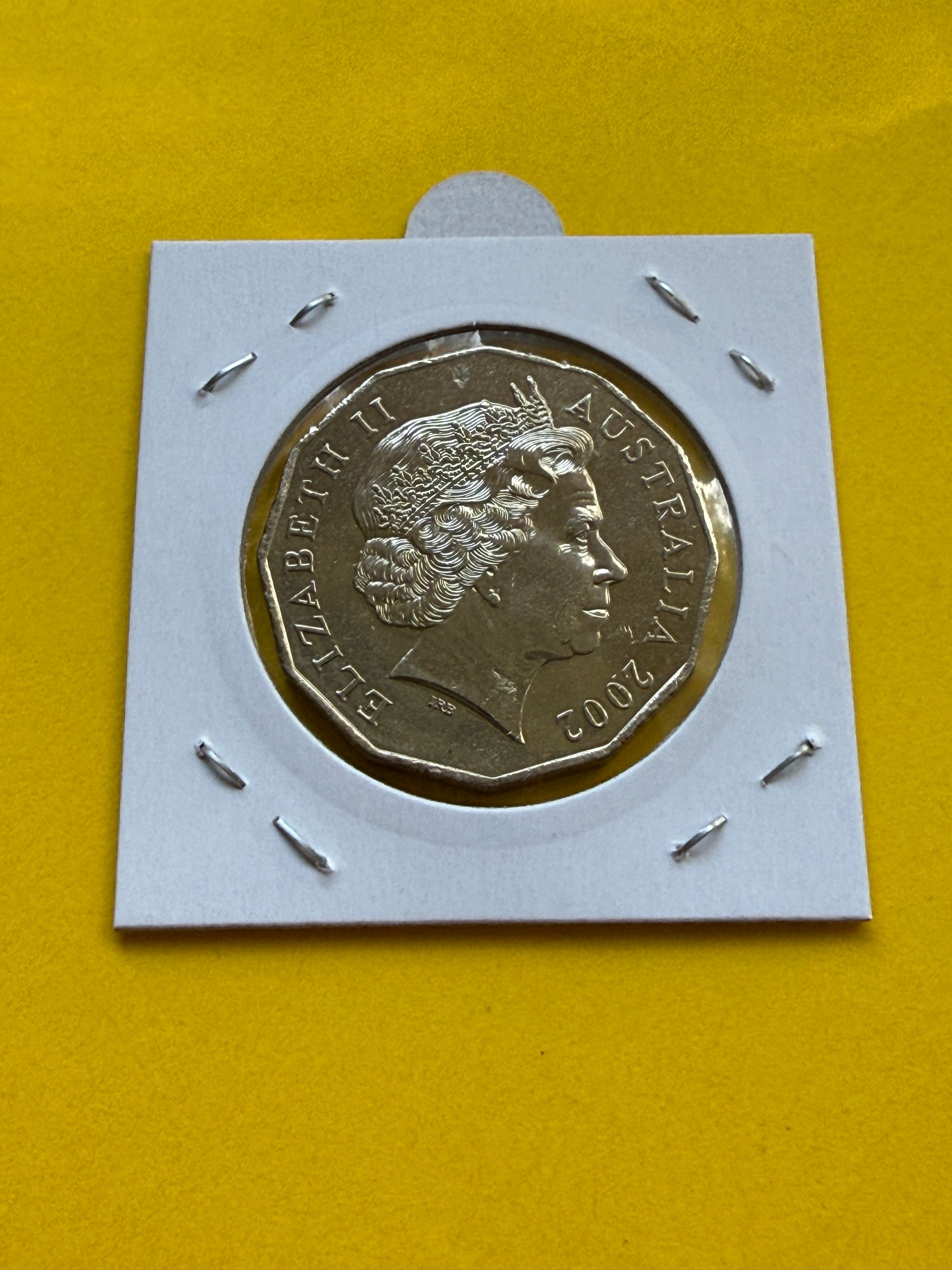 2002 50 Cent Coin - Uncirculated - Year Of The Outback - In 2x2 - New Age Numismatics