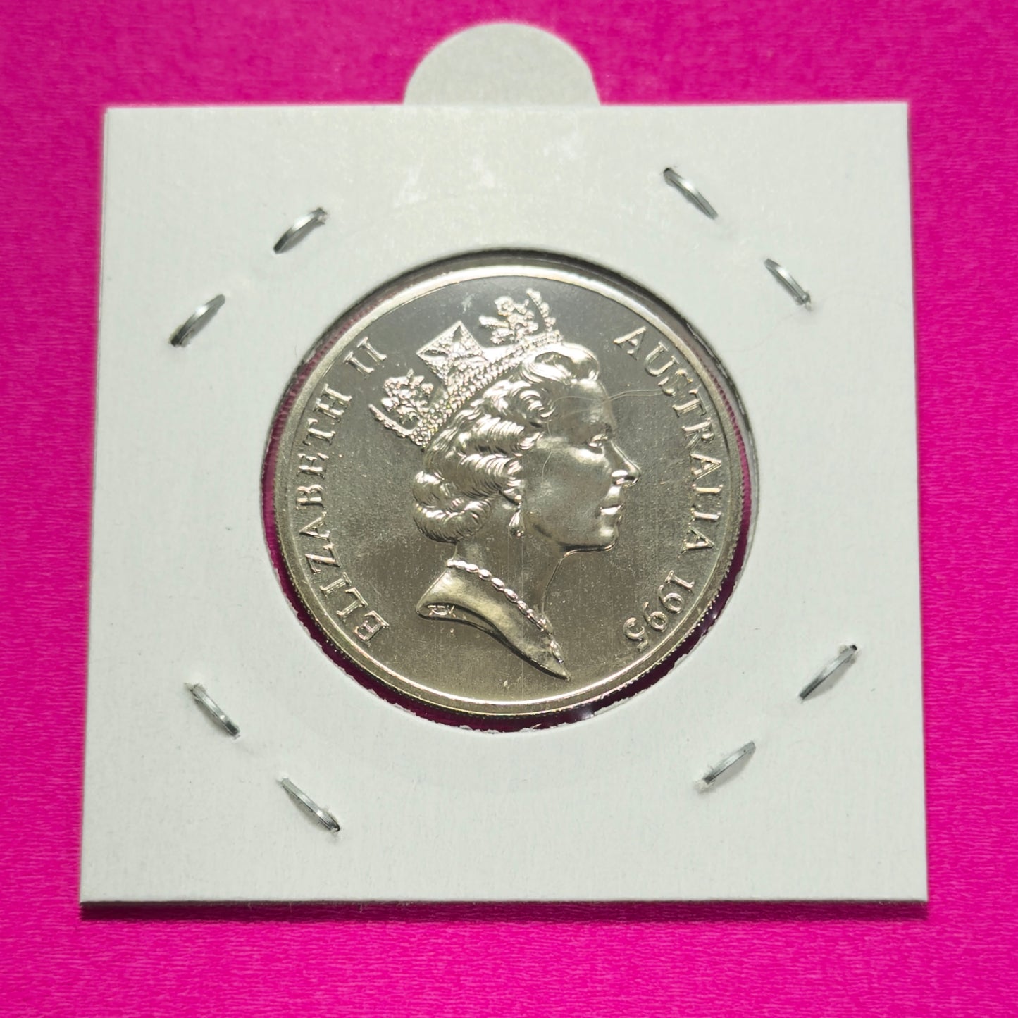 1995 20 Cent Coin - Choice Uncirculated - Twenty Cent 20c -comes in 2x2
