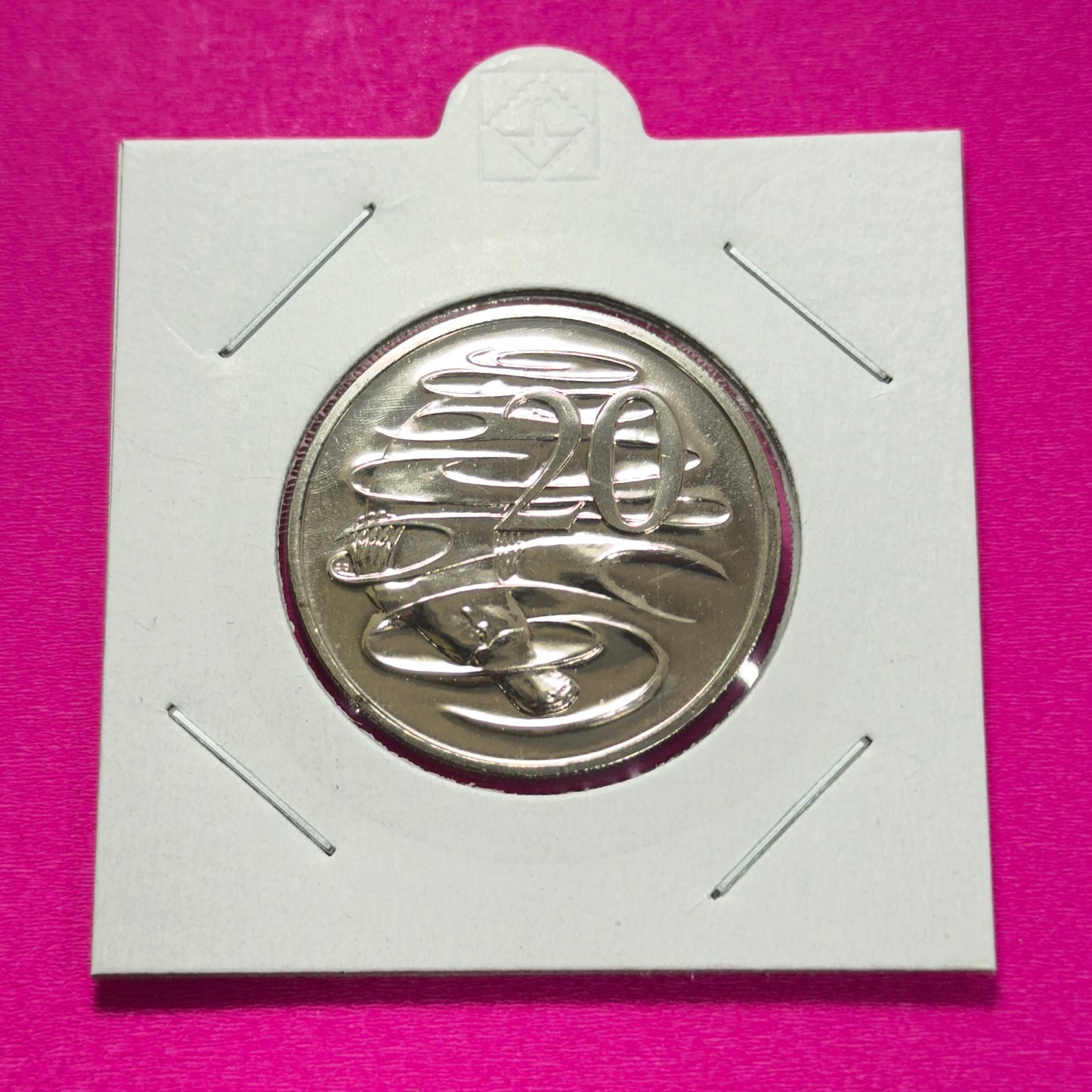 1995 20 Cent Coin - Choice Uncirculated - Twenty Cent 20c -comes in 2x2