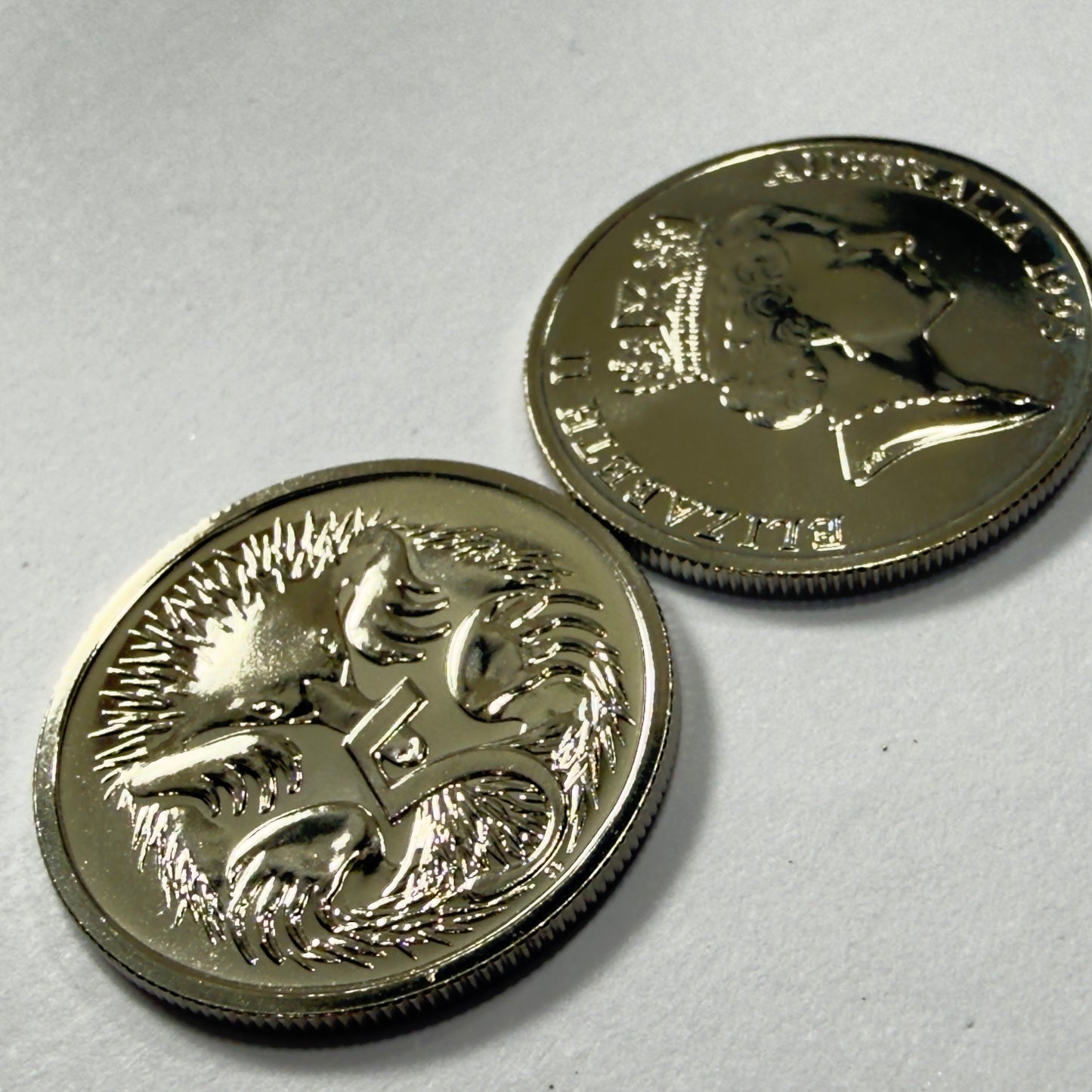 1995 5 Cent Coin - Choice Uncirculated - Five Cent Ex MINT SET Coin 5c - in 2x2