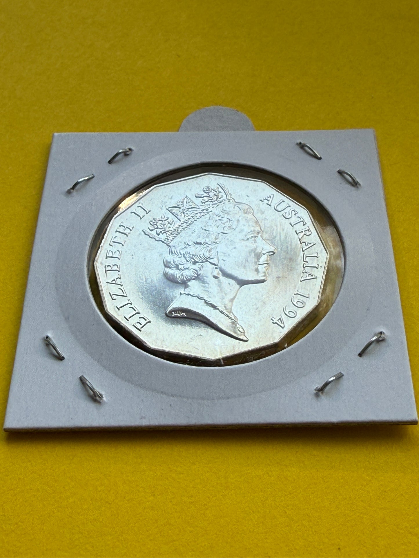 1994 50 Cent Coin - International Year Of Family - Wide Date - Choice UNC - 2x2 - New Age Numismatics