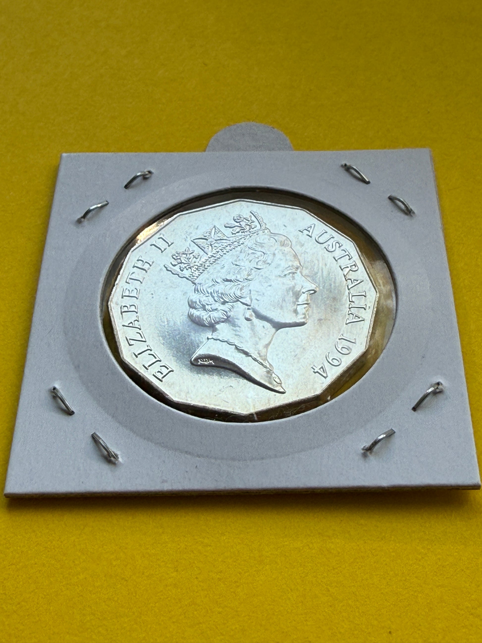 1994 50 Cent Coin - International Year Of Family - Wide Date - Choice UNC - 2x2 - New Age Numismatics