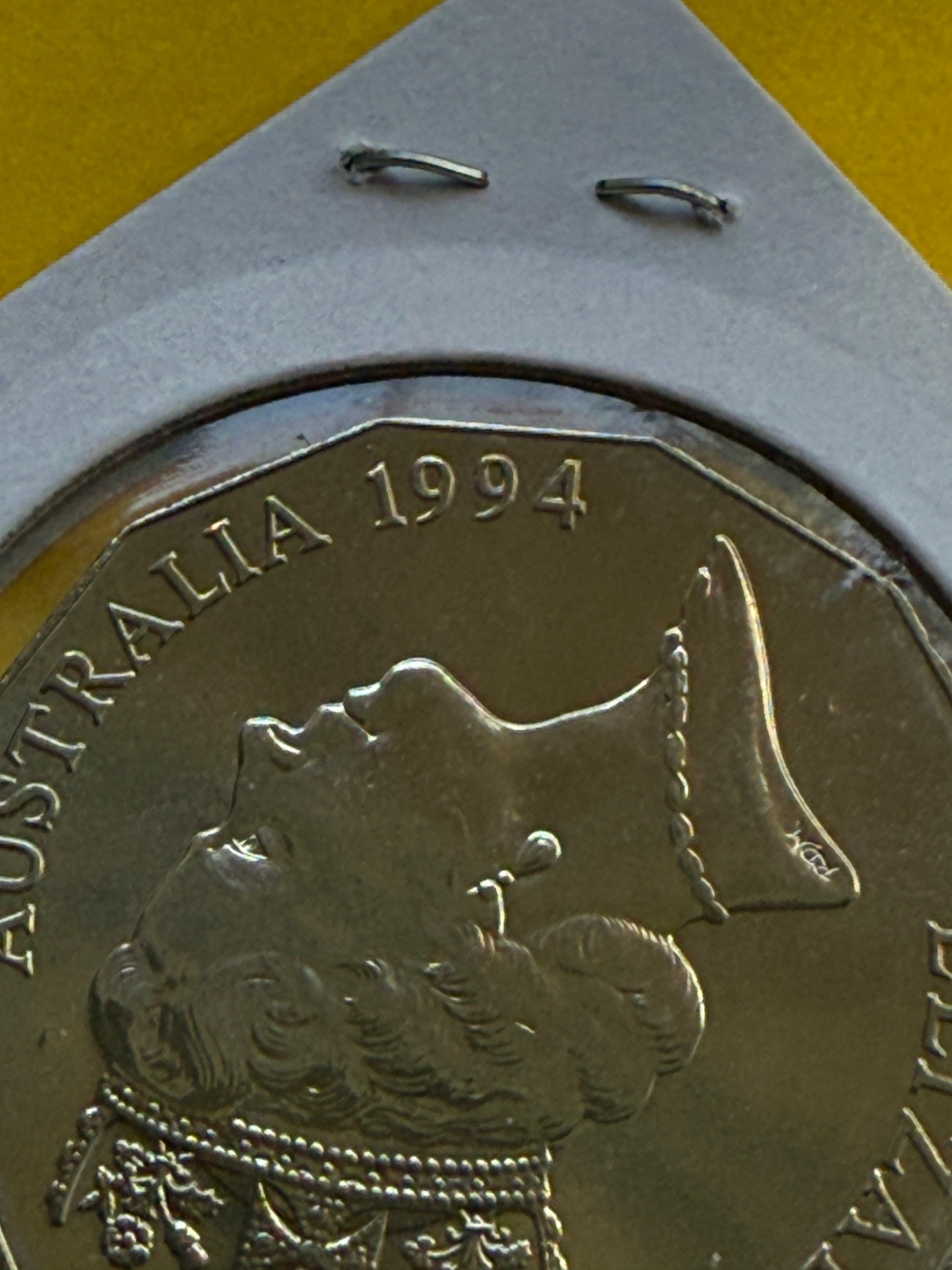 1994 50 Cent Coin - International Year Of Family - Wide Date - Choice UNC - 2x2 - New Age Numismatics