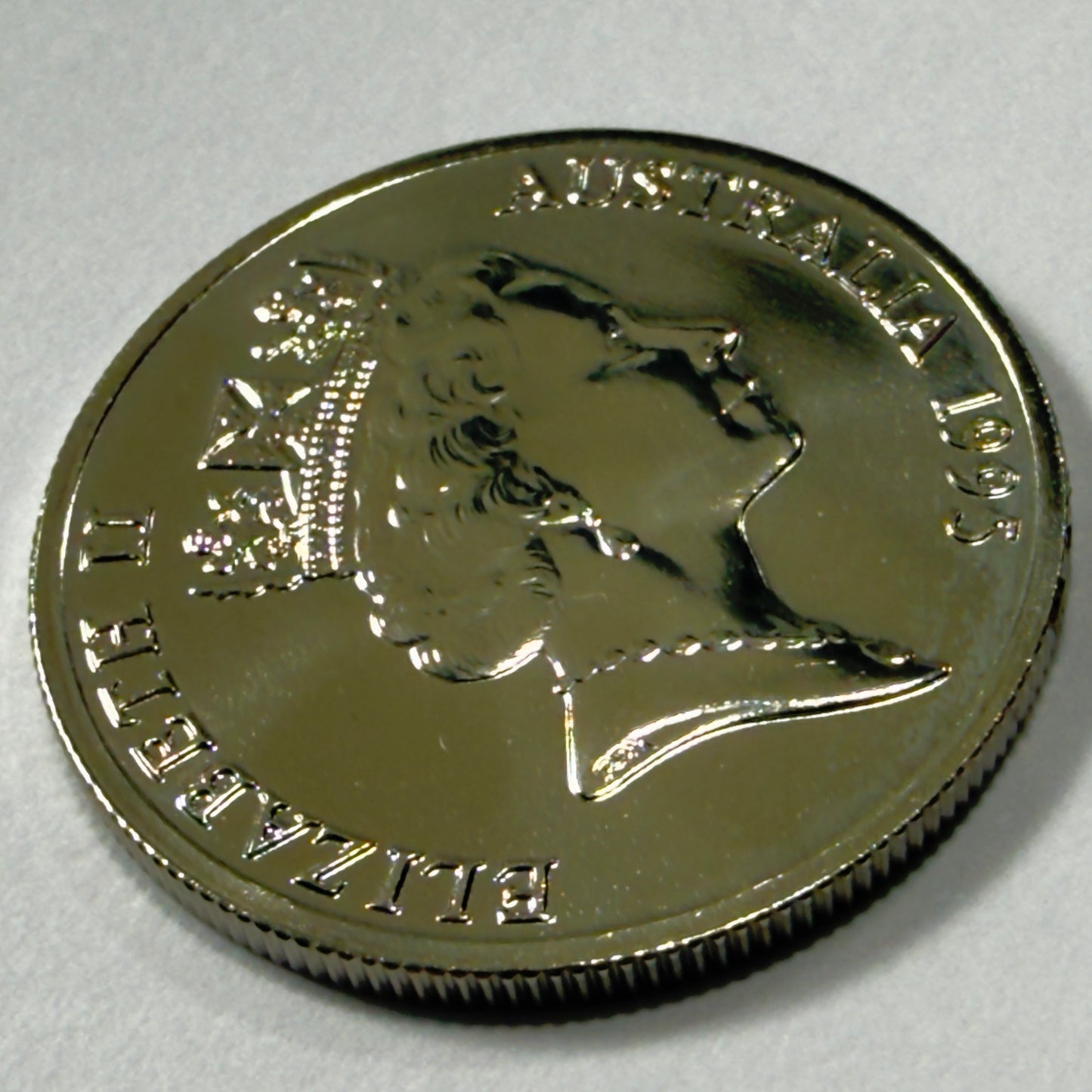 1995 5 Cent Coin - Choice Uncirculated - Five Cent Ex MINT SET Coin 5c - in 2x2