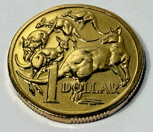 2012 $1 Mob of Roos - Mint Set ONLY Coin - Uncirculated - comes in 2x2