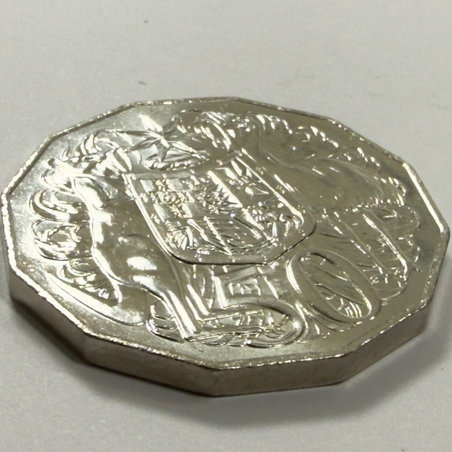 2017 50 Cent Coin - Uncirculated - Coat of Arms - Fifty Cent - 50c in 2x2