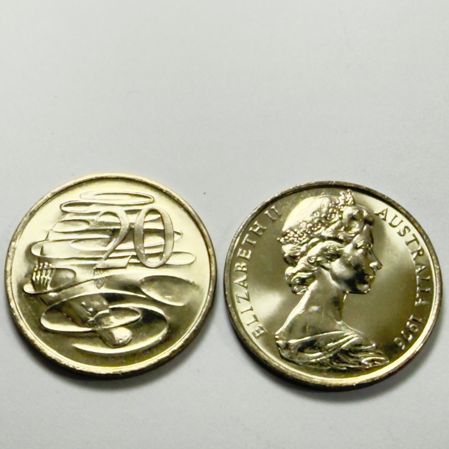 1976 20 Cent Coin - Uncirculated - Twenty Cent 20c - comes in 2x2 - video @4