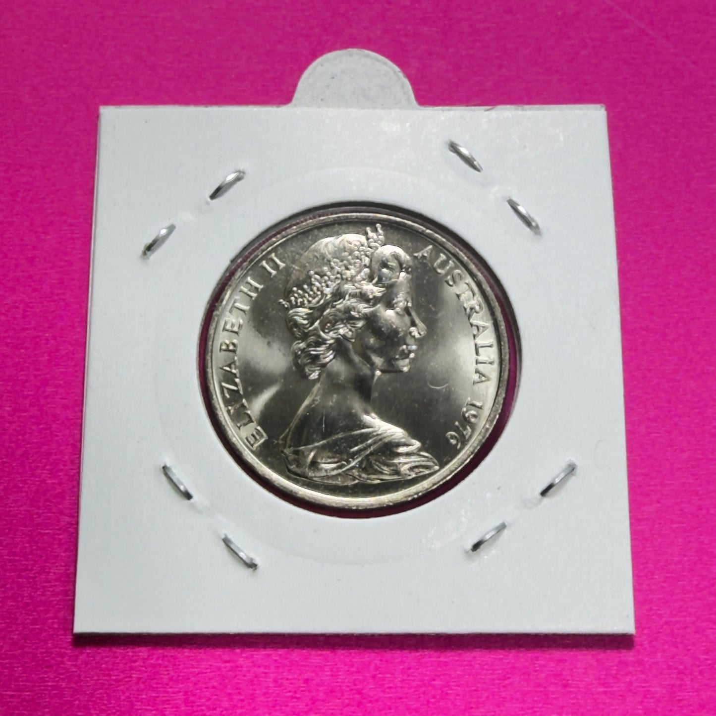 1976 20 Cent Coin - Uncirculated - Twenty Cent 20c - comes in 2x2 - video @4