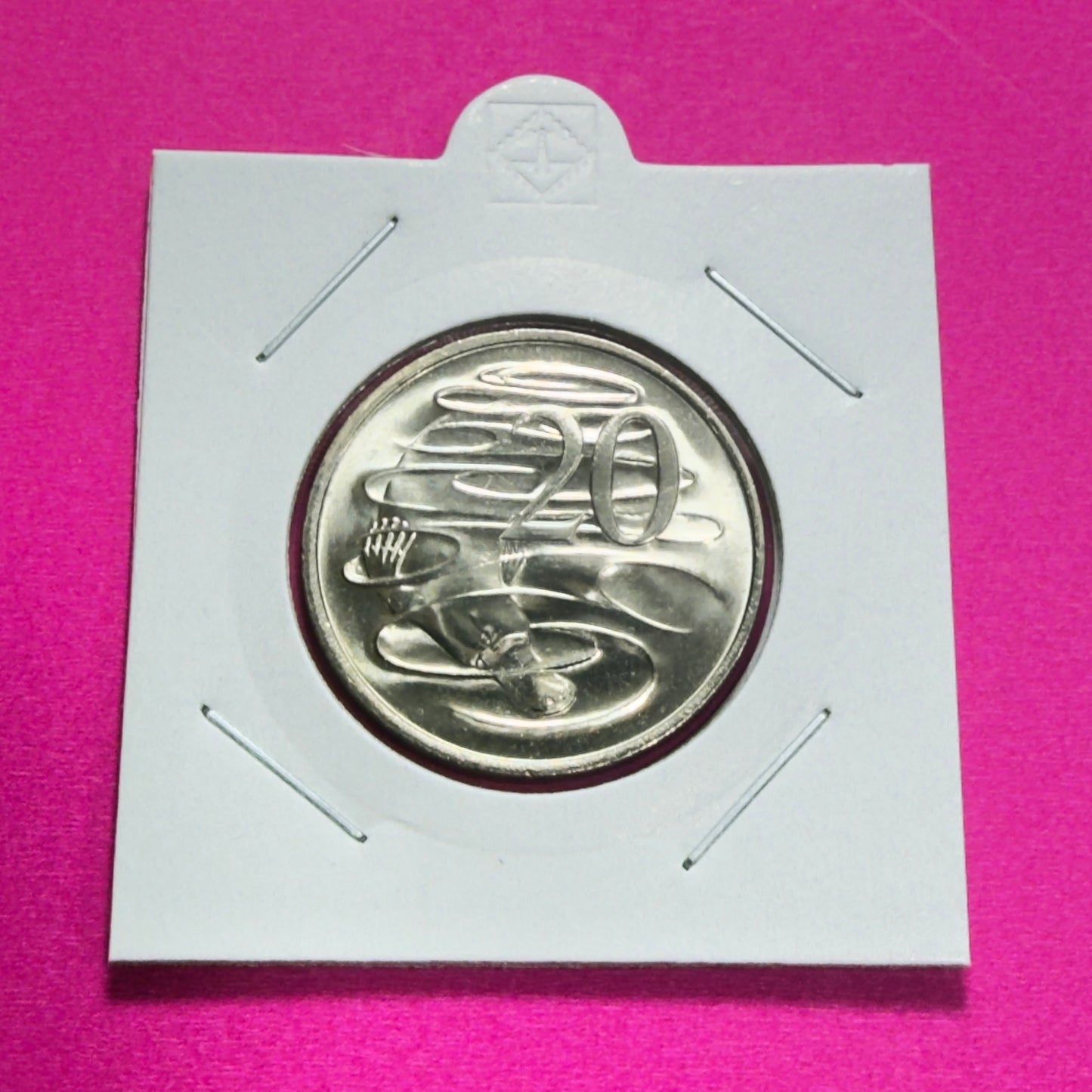1976 20 Cent Coin - Uncirculated - Twenty Cent 20c - comes in 2x2 - video @4