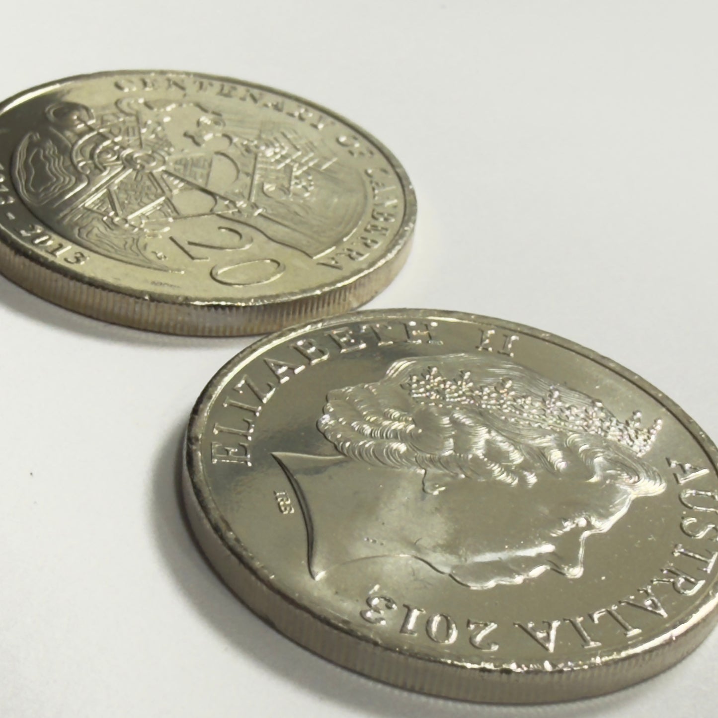 2013 20 Cent Coin - Centenary of Canberra - Uncirculated - Comes in 2x2