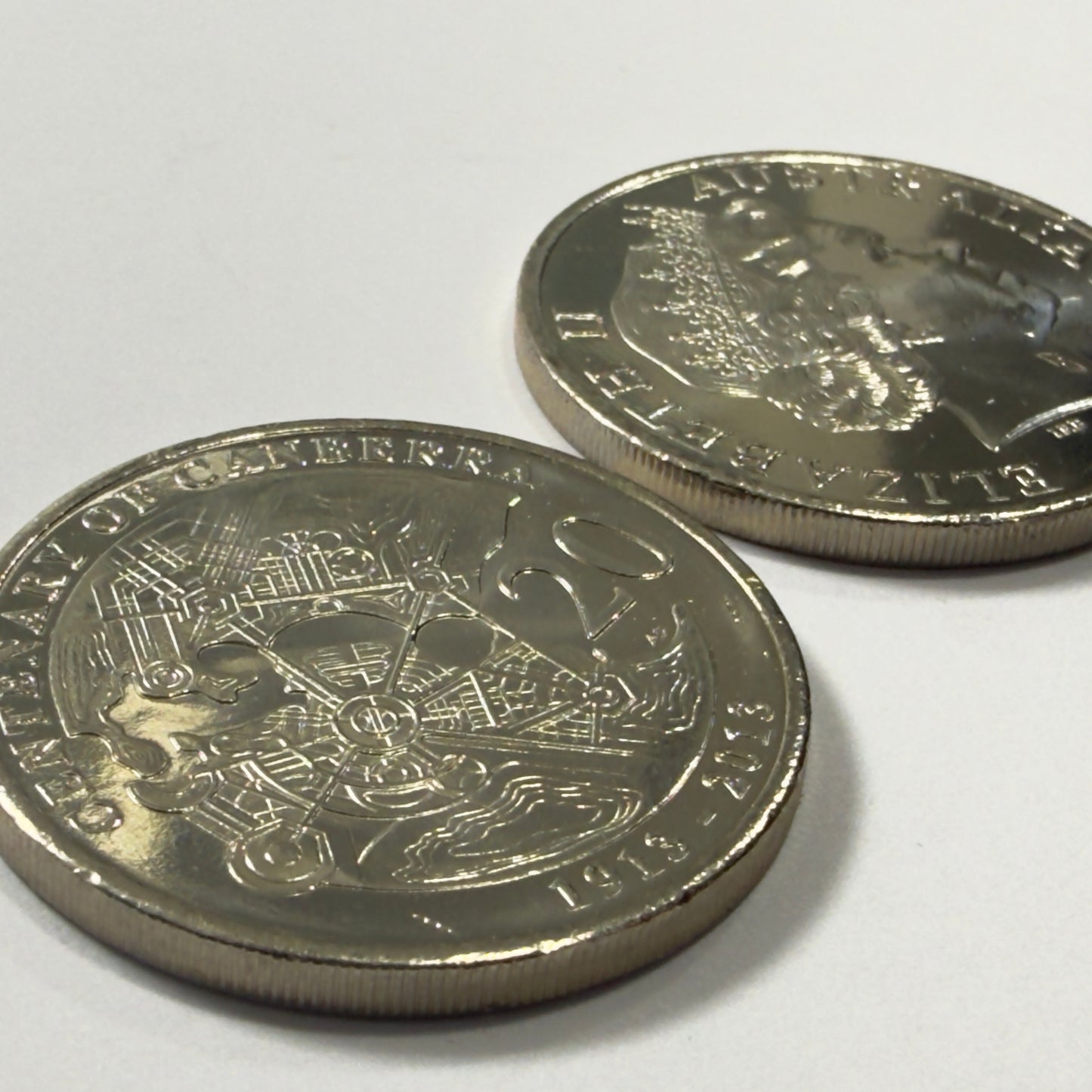 2013 20 Cent Coin - Centenary of Canberra - Uncirculated - Comes in 2x2