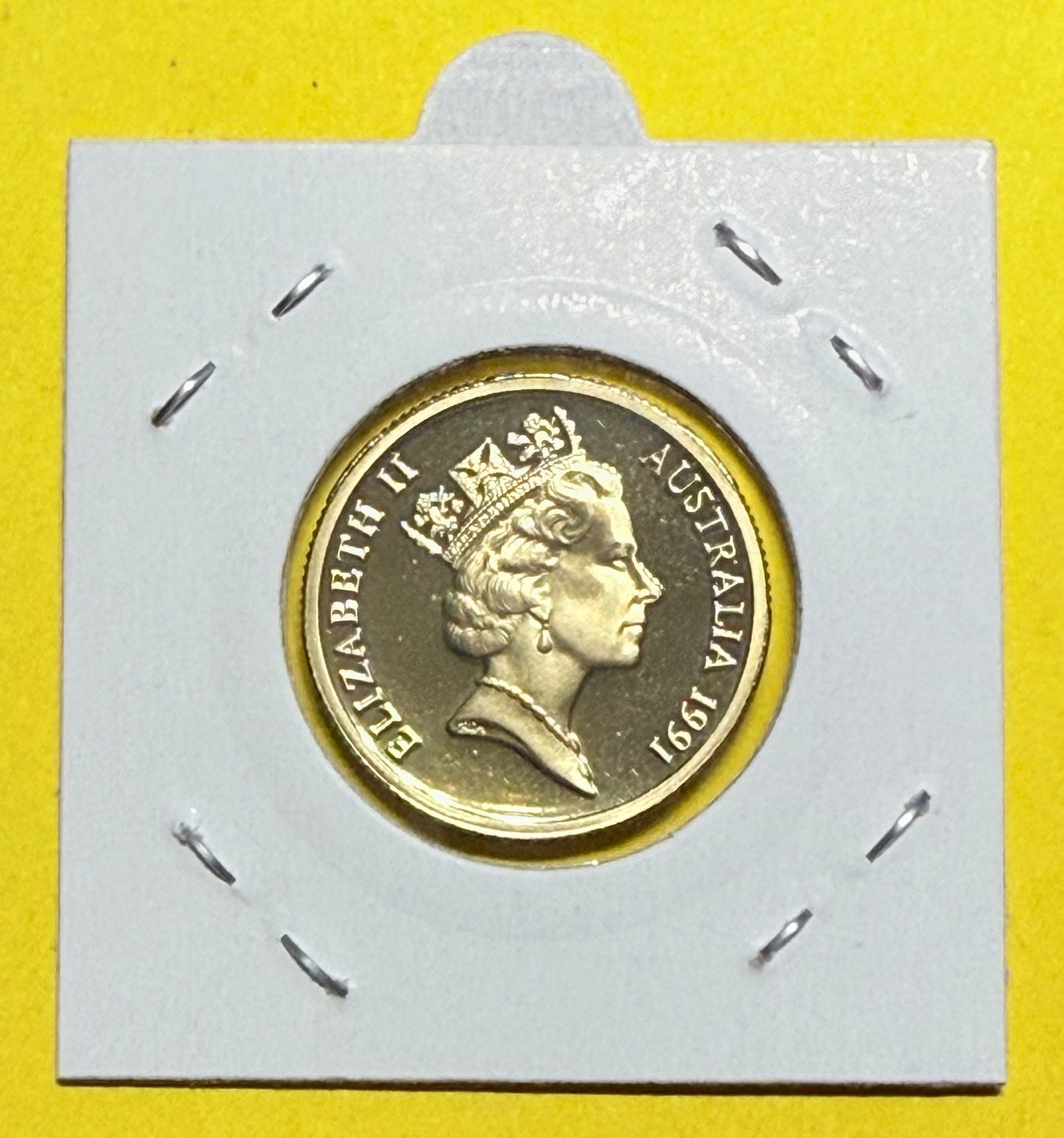 1991 $1 Proof Coin - comes in 2x2 - Proof One Dollar