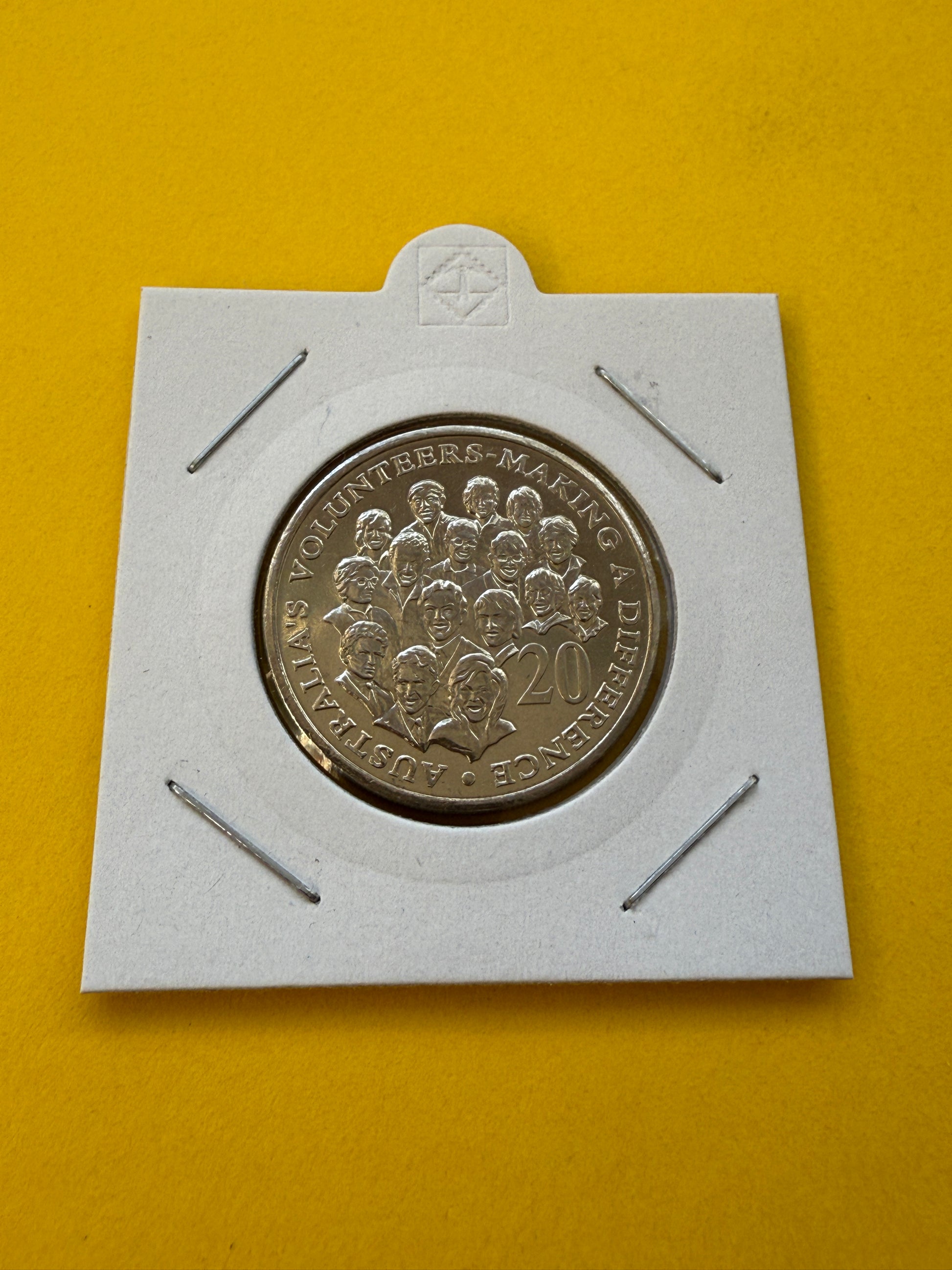 2003 20 Cent Coin - Australian Volunteers - Uncirculated - comes in 2x2 - New Age Numismatics