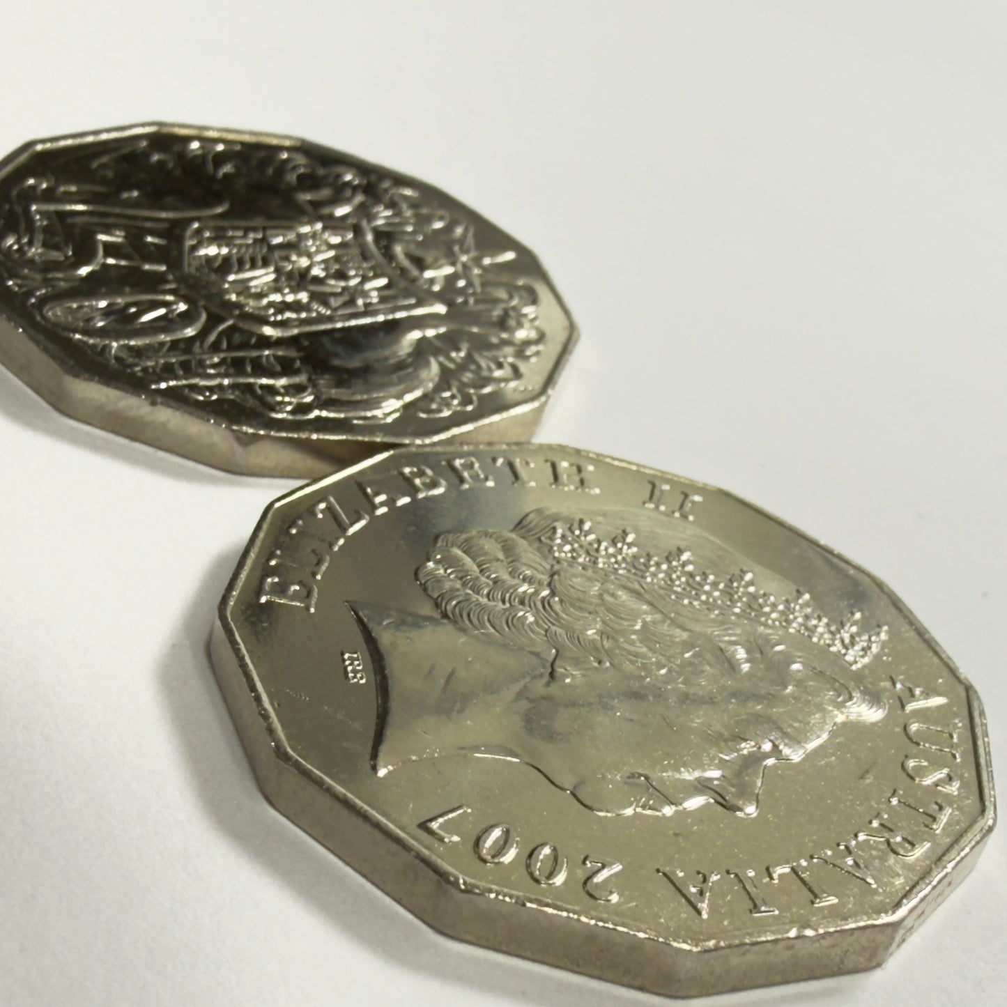 2007 50 Cent Coin - Uncirculated - Coat of Arms - comes in 2x2