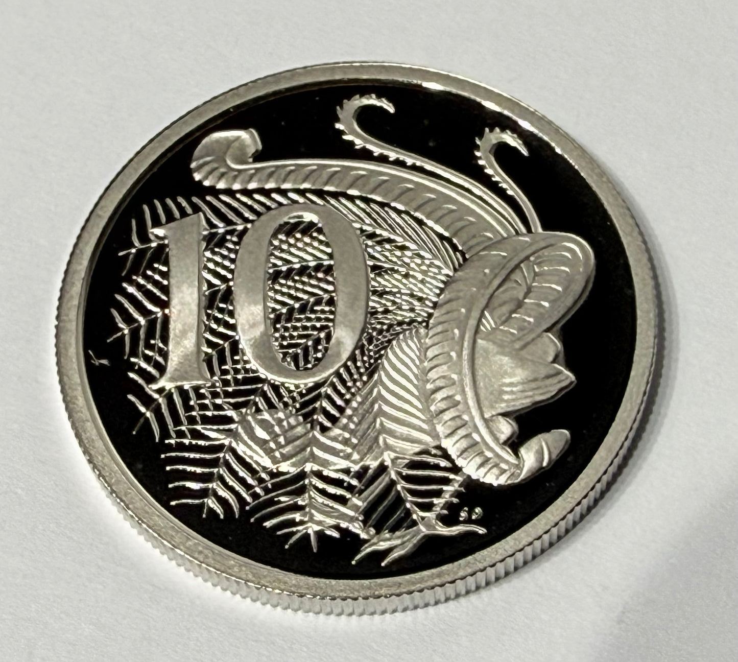 1991 10 Cent Proof Coin - comes in 2x2