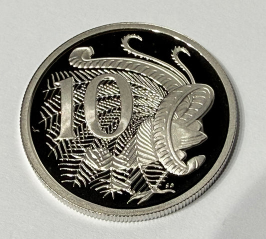 1991 10 Cent Proof Coin - comes in 2x2