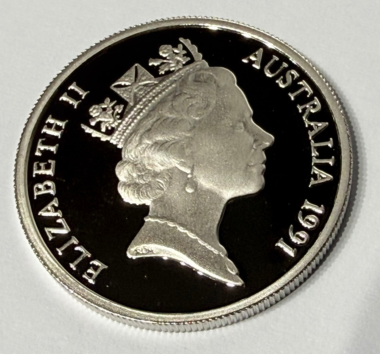 1991 10 Cent Proof Coin - comes in 2x2