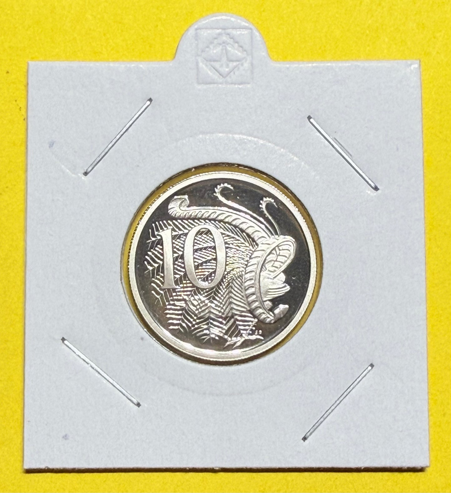 1991 10 Cent Proof Coin - comes in 2x2