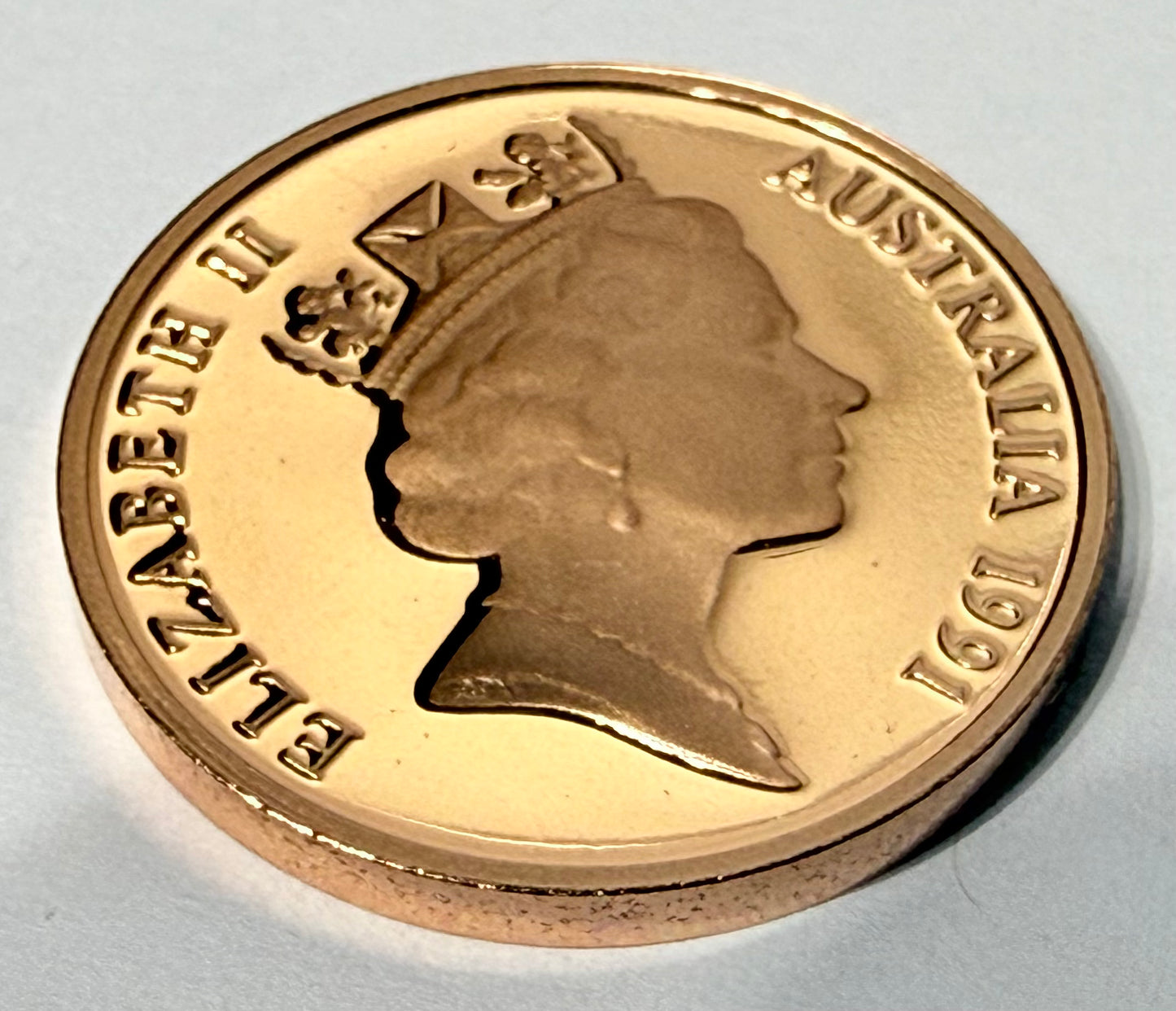 1991 2 Cent Proof Coin - Two Cent Proof Coin - comes in 2x2