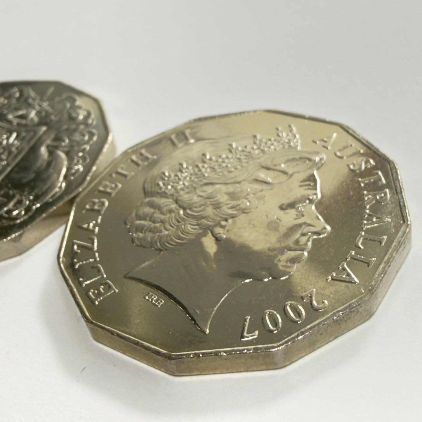 2007 50 Cent Coin - Uncirculated - Coat of Arms - comes in 2x2