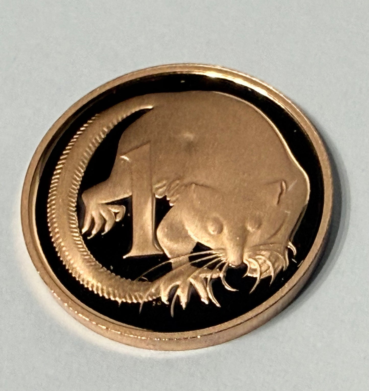 1991 1 Cent Proof Coin - comes in 2x2